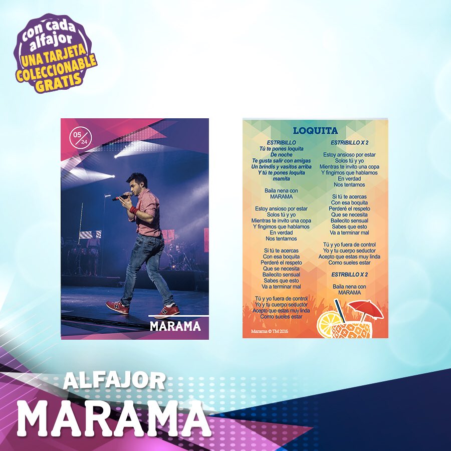 alfajormarama's tweet image. Acá va otra de la colección! Son 24 coleccionalas todas!!