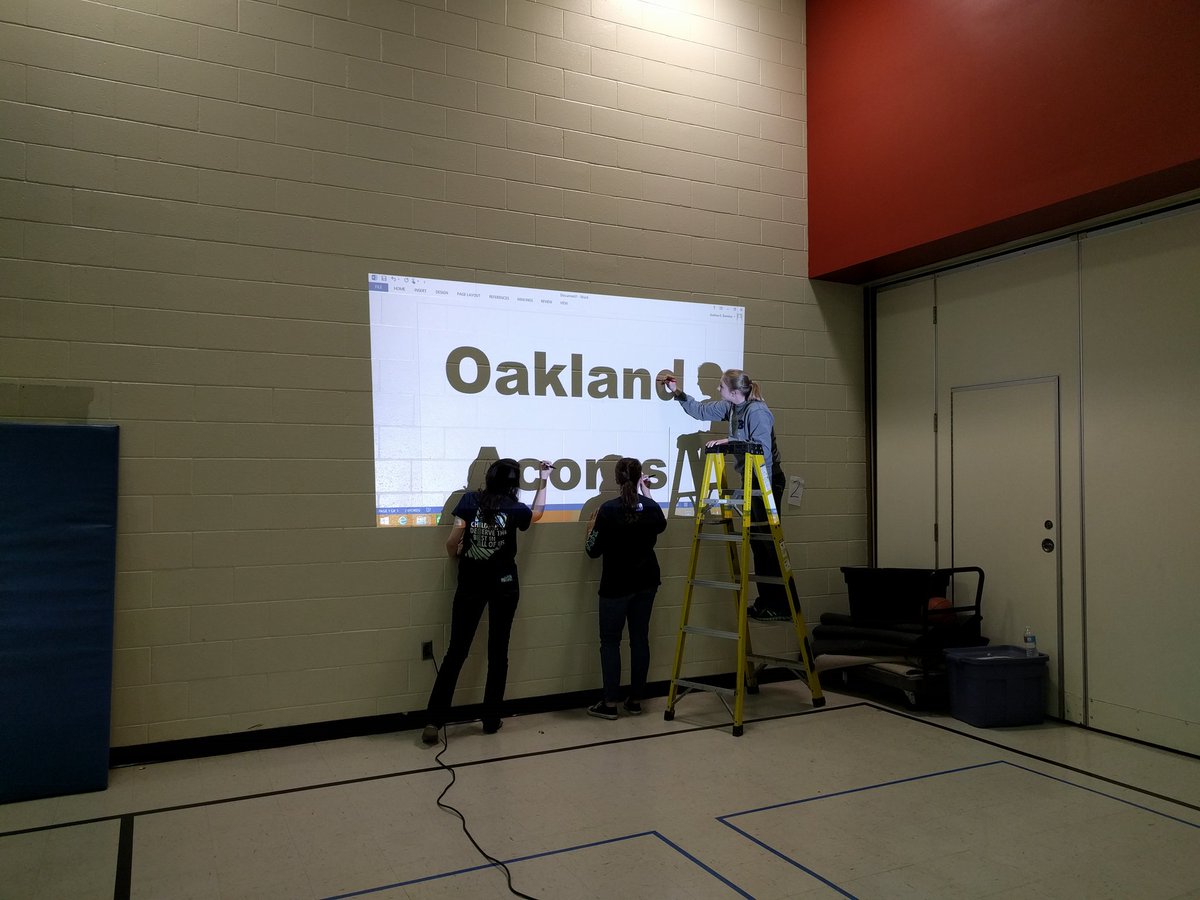 ISTAmembers's tweet image. We've been busy prepping Oakland Elementary tonight for our big day tomorrow. #O2T2016