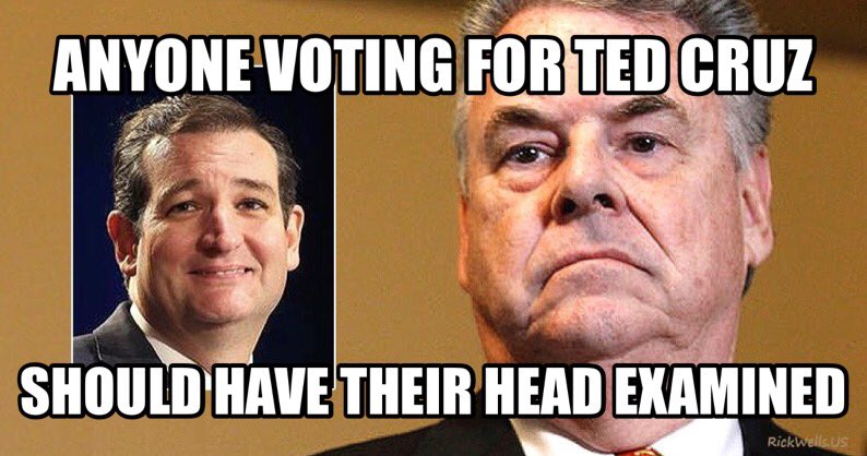 Congressman Peter King (R-NY) said: “Anyone in New York who even thinks of voting for Ted Cruz is a nut!” #NYPrimary