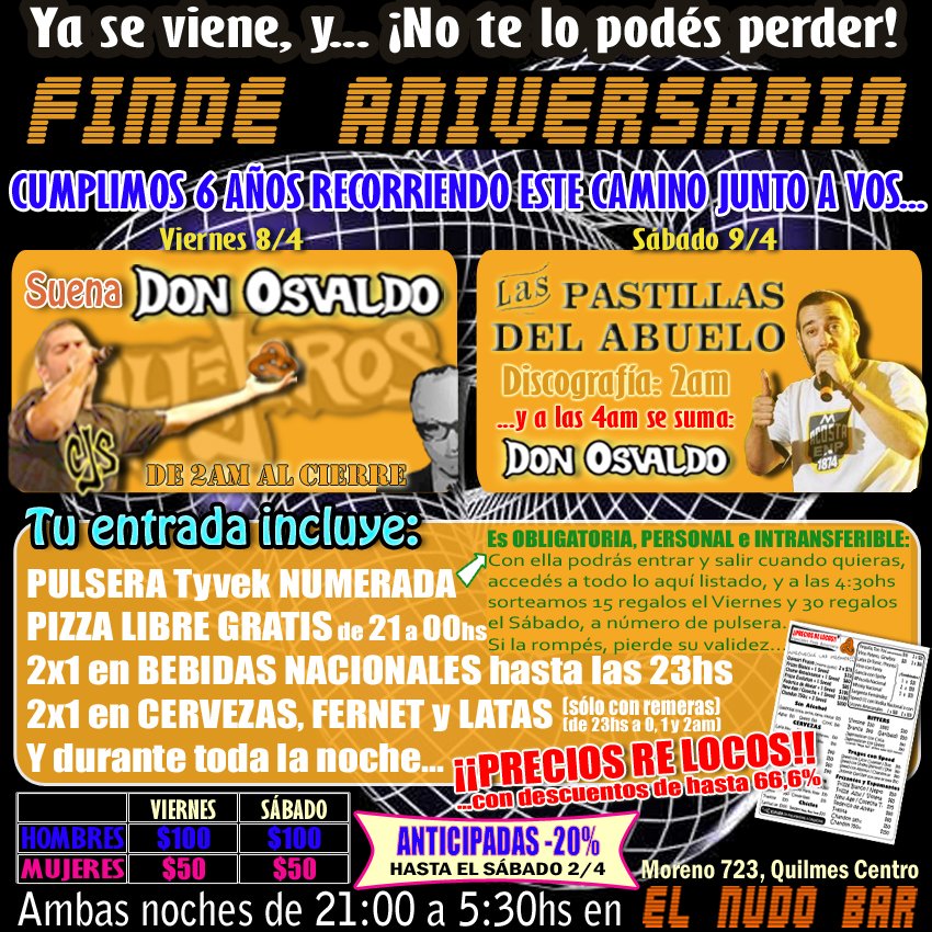ElNudoBar's tweet photo. Para más información, entra en nuestro Facebook:
https://t.co/E39ZdPyqnY https://t.co/sIst8TN43p