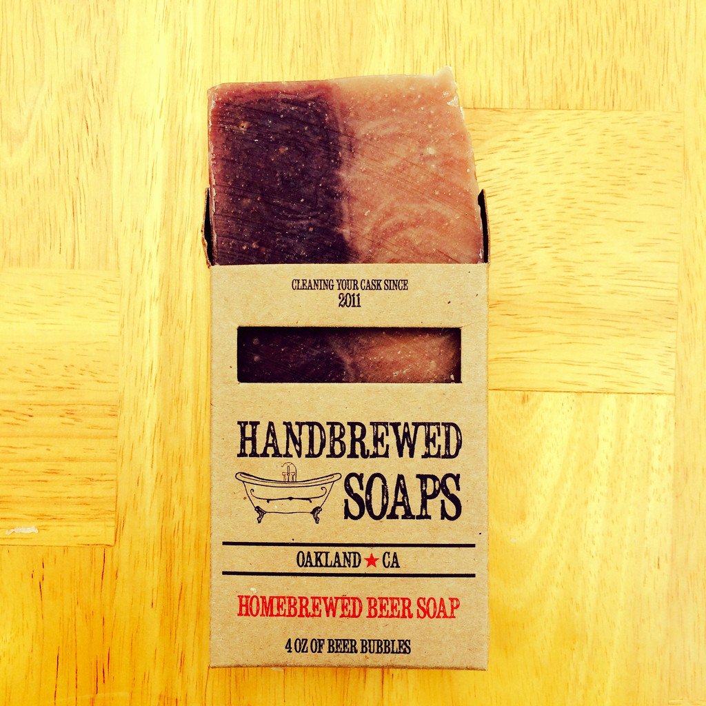 The #BlackandTan #Beer #Soap by <a href="/handbrewedsoaps/">Handbrewed Soaps</a> is one of our fav's, see the rest online! goo.gl/UiRwoY