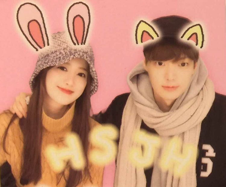 koohs_bth's tweet photo. อันแจอัพทวิต... รูปคู่รูปแรก(?) กระต่ายกับหมี(?) ฮ่าๆ หวานฟรุ้งฟริ้ง #AhnJaeHyeon #KooHyeSun https://t.co/d8taqrj1bj