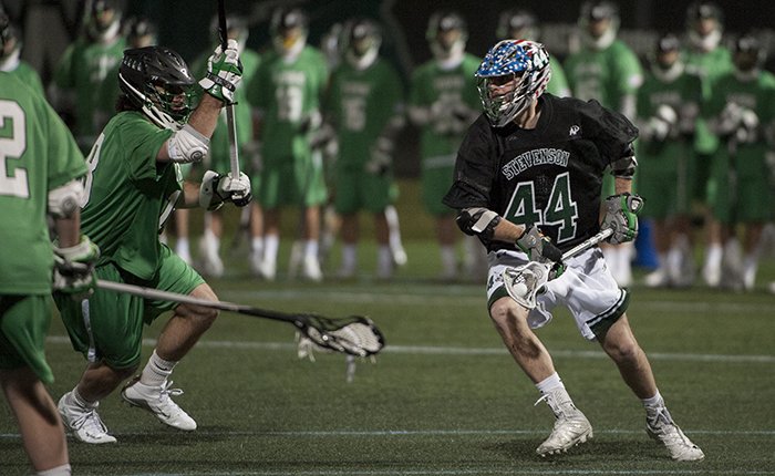 No. 15 <a href="/StevensonLax/">SU Men's Lacrosse</a> Knocks Off Third Top-5 Team, Downs No. 4 York 10-8 bit.ly/23qyX0H #d3lax #GoStangs