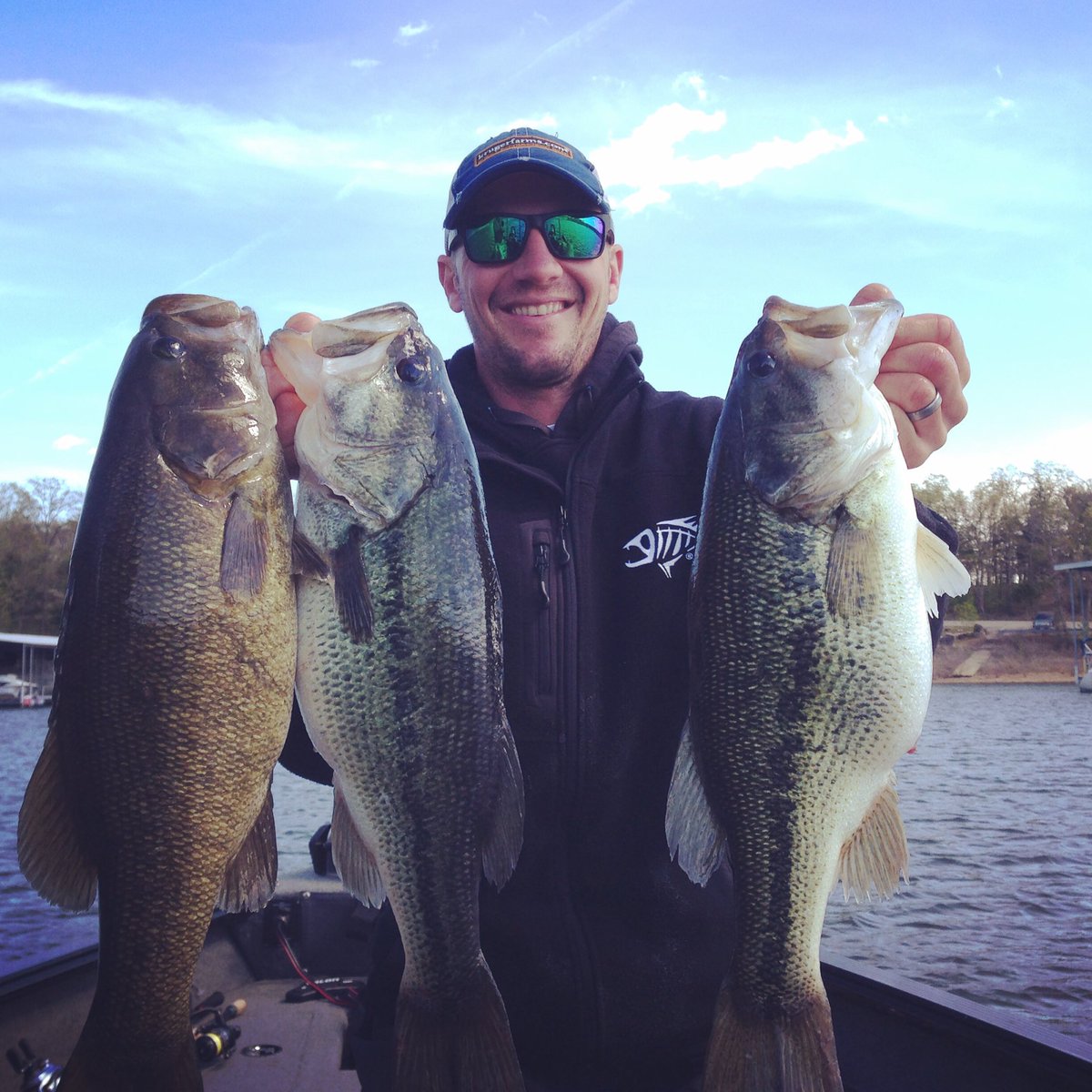 Great day on Table Rock Lake! A 4 pounder of each species! Not many places you can do this! Going back tomorrow!