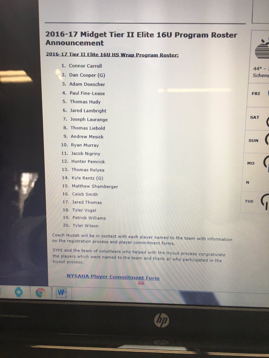 LSIhockey's tweet photo. Congratulations to the two Cadets who tried out for the 2016-2017 Wrap Team. ( Ryan Murray and Kyle Rentz) https://t.co/y33Xh9VeSc