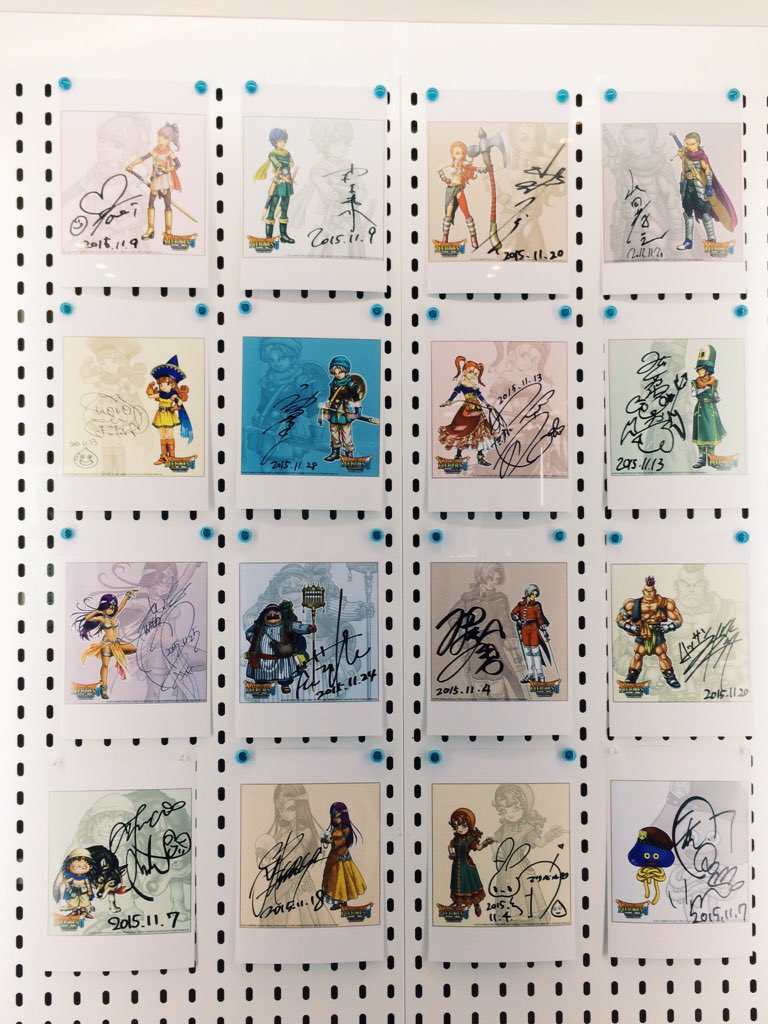 結 ドラゴンクエストヒーローズ I Ii のキャストさんのサイン 天空の剣 王者の剣 お宝が沢山展示されています Dqh2 T Co 75mog7zgge