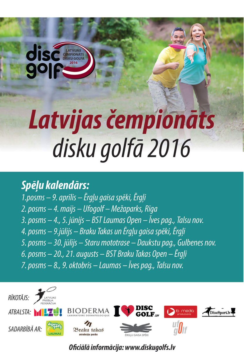 UFOGOLF's tweet photo. Šodien @ErgluGaisaSpeki notiek pirmais posms Latvijas čempionāts disku golfā! #diskugolfs #aktivaatputa #ergli https://t.co/acPk6GnvKO