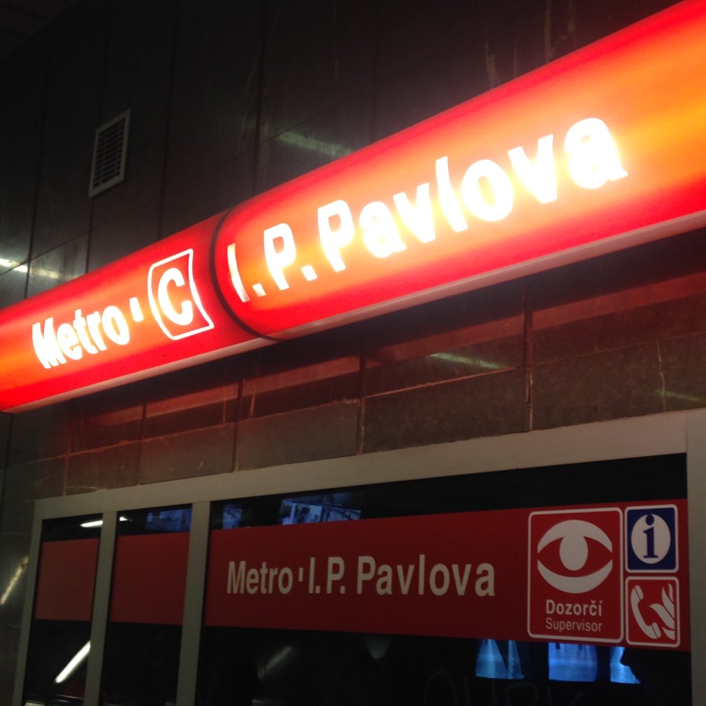 JW_Firth's tweet photo. Staying near the Prague Metro stop that is named after a legend of psychology... :) #EFPTA https://t.co/GRLJmw3cSO