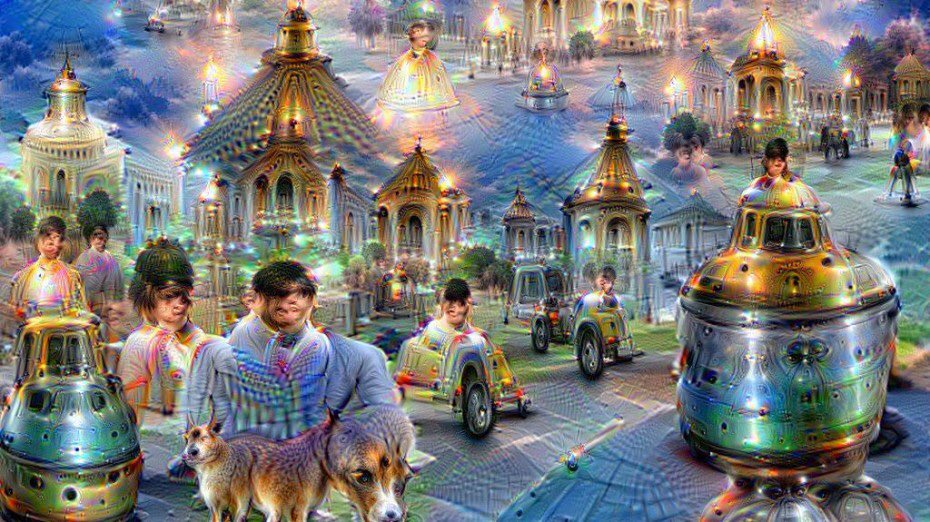 ClementLimare's tweet image. C'est incroyable ce que qu'on peut faire avec les modèles génératifs du deep learning #GoogleDeepDream