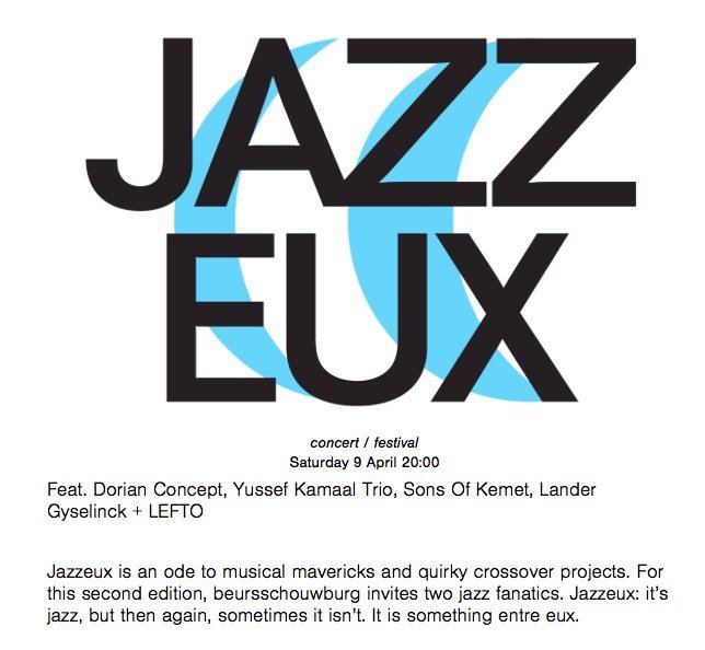 In Brussels tonight w/ <a href="/SonsOfKemet/">Sons Of Kemet</a> <a href="/YussefandKamaal/">Yussef Kamaal Trio</a> <a href="/LandRummer/">Lander Gyselinck</a> <a href="/dorianconcept/">dorian concept</a> <a href="/LeFtO/">Lefto Early Bird</a> - Gonna be BIG !