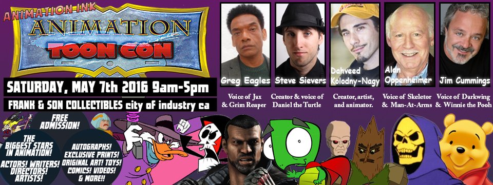 SteveSievers's tweet image. Meet voice of #Skeletor #DarkwingDuck #WinnieThePooh #MortalKombatX #Jax #Grim @Daniel_Turtle  &amp;amp; more at #TOONCON