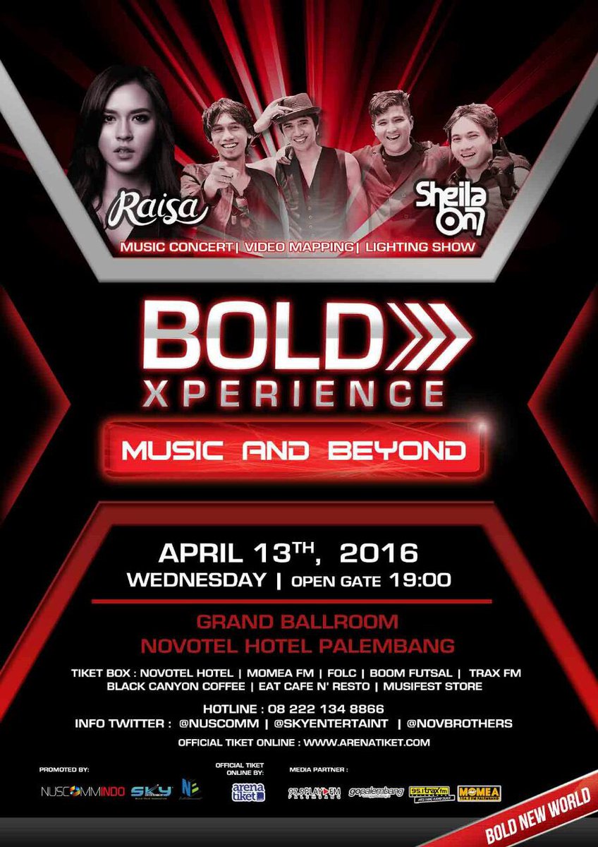 Rabu ini, 13 April aku ke Palembang dan seru-seruan lagi bareng <a href="/sheilaon7/">Sheila On 7</a>, mark the date, i'll see you there guys!