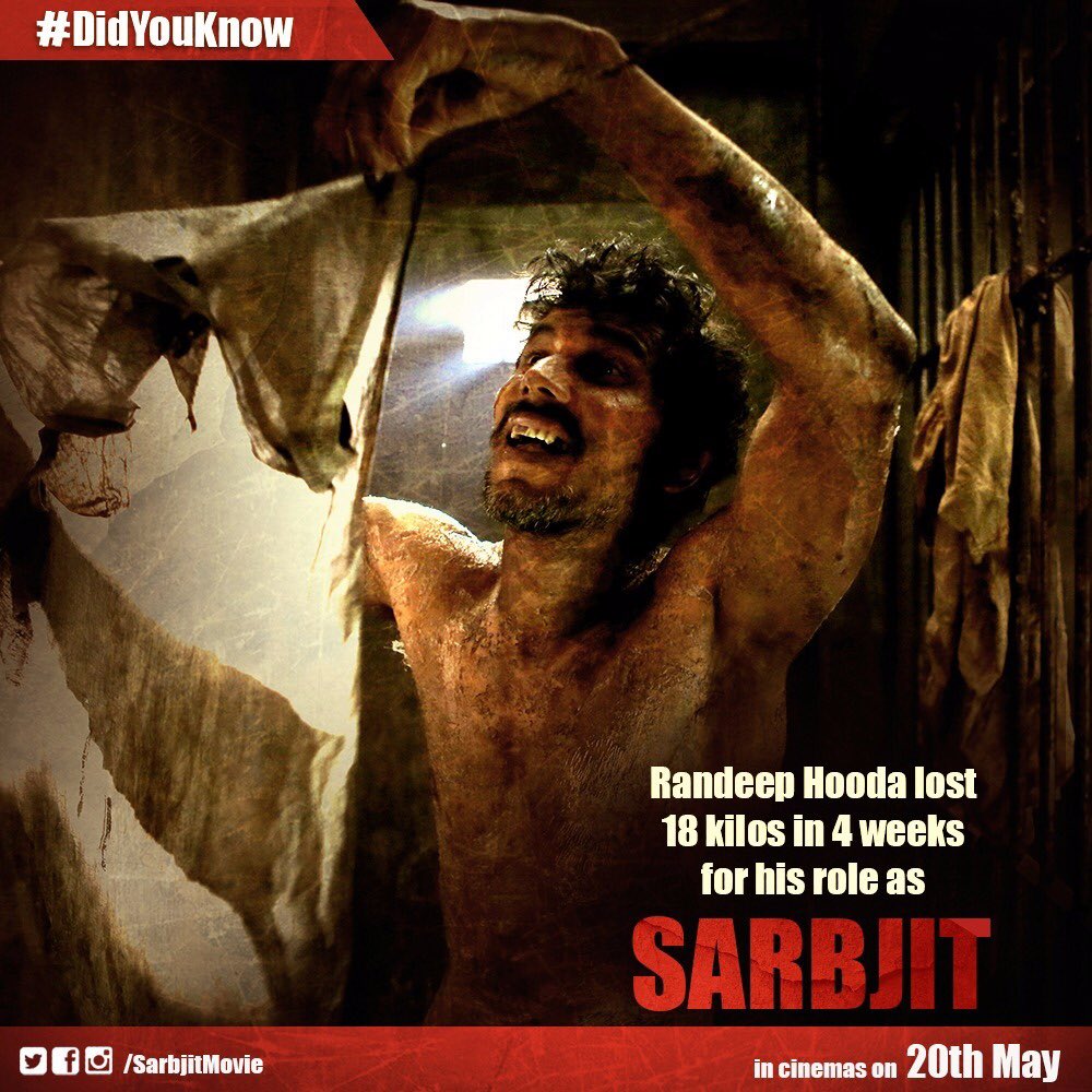 This look will leave you in disbelief! #DidYouKnow #Sarbjit @RandeepHooda