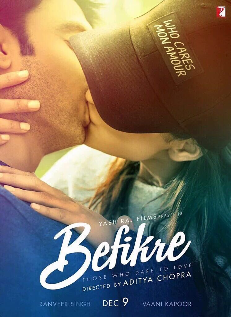 Here's presenting the #BefikreFirstLook with #RanveerSingh #VaaniKapoor #YRF #9December2016