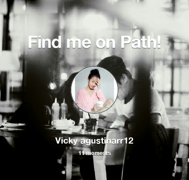 Vickyagustinar's tweet photo. Find me on #Path now! Go to https://t.co/PBJuJm9rKV https://t.co/SsogJvLiAS