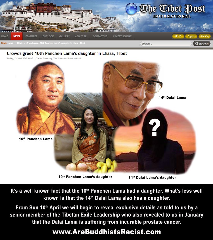 IndyHack's tweet photo. Did you know the 10th Panchen Lama had a daughter?
So does the 14th Dalai Lama!!!
More details soon
#DalaiLama https://t.co/tQxg7vtoQQ