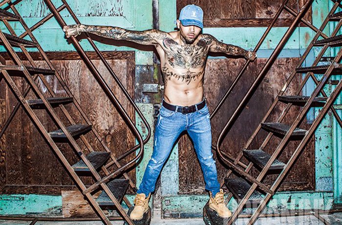 Chris Brown shows off his tattoos on the cover of Urban Ink goo.gl/PgvHSl