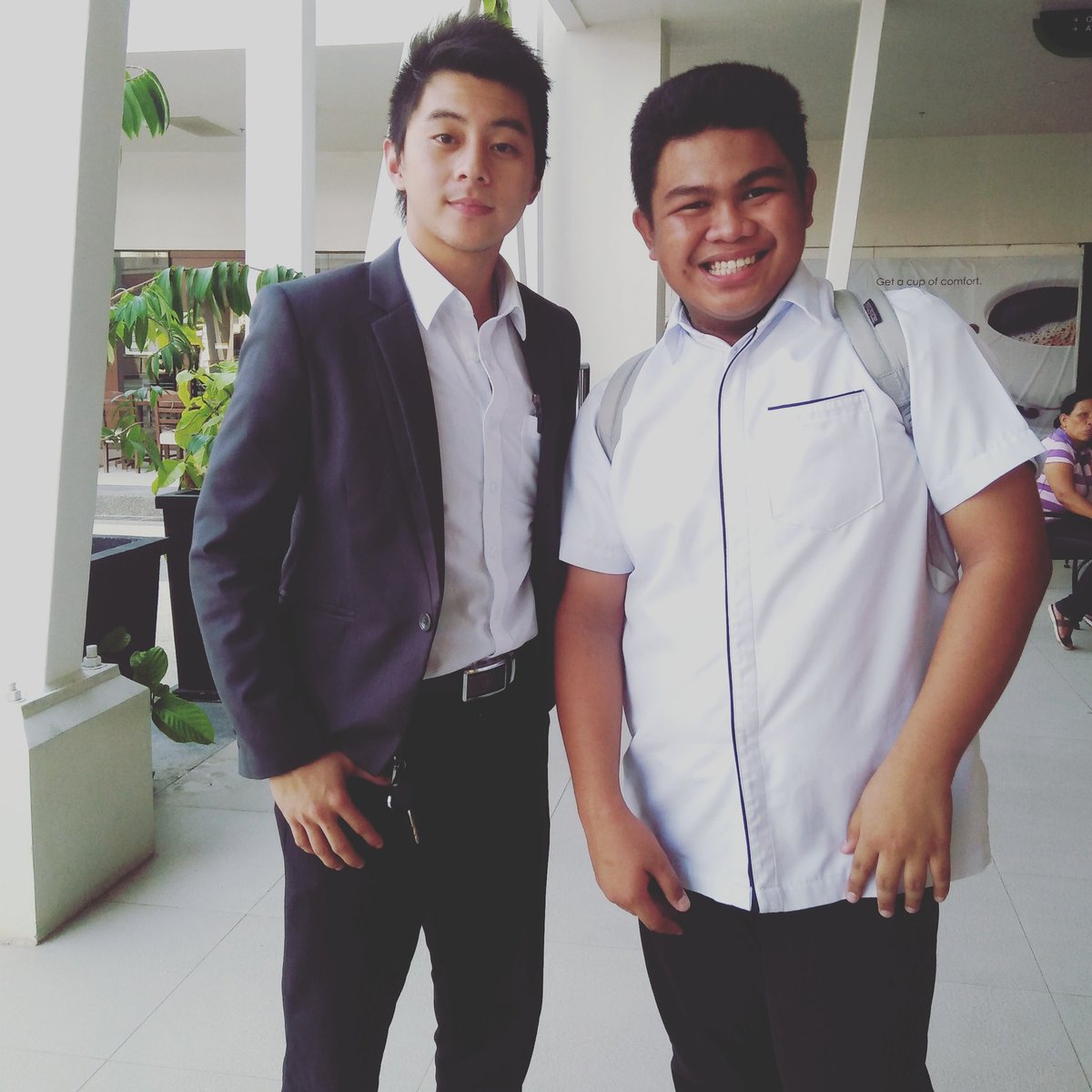 jaysonbet's tweet photo. That Smile tho 😍😂 Congrats Kuya Gian 👍👍 @gianbacalso1 @_gianbacalso https://t.co/LiabwK5pP3