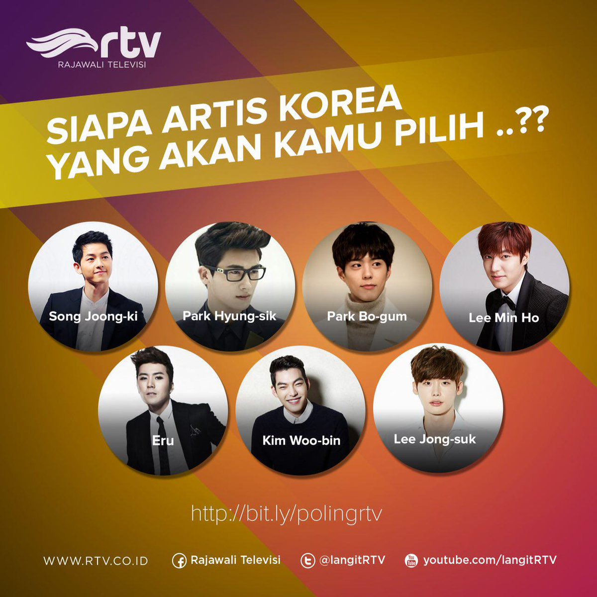 langitRTV's tweet photo. Ayo ayoo! Siapa yang belum ikutan voting? Ini link nya ya : https://t.co/vtSu2qBk1h  #RTVPollingKorea https://t.co/jbycRGMkNt