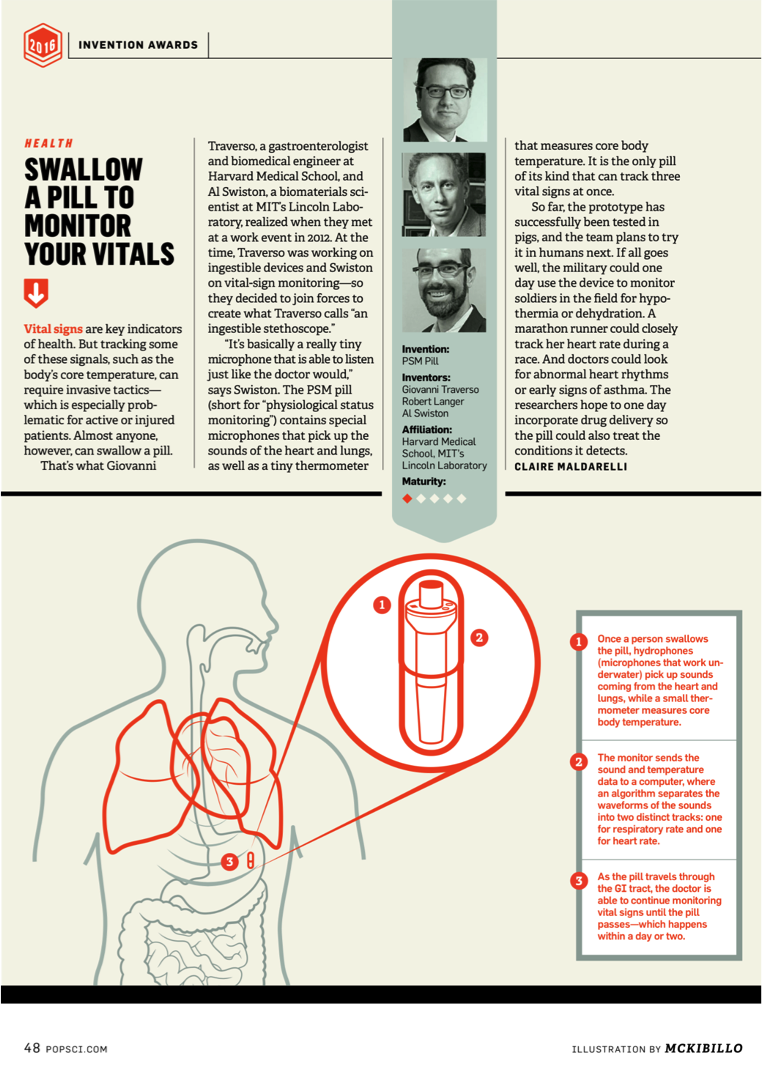 EricTopol's tweet photo. Some notable inventions from @PopSci's Invention Awards: Holy Braille, pill for vital signs, smartphone 3-D scanner https://t.co/PUaglxrl22