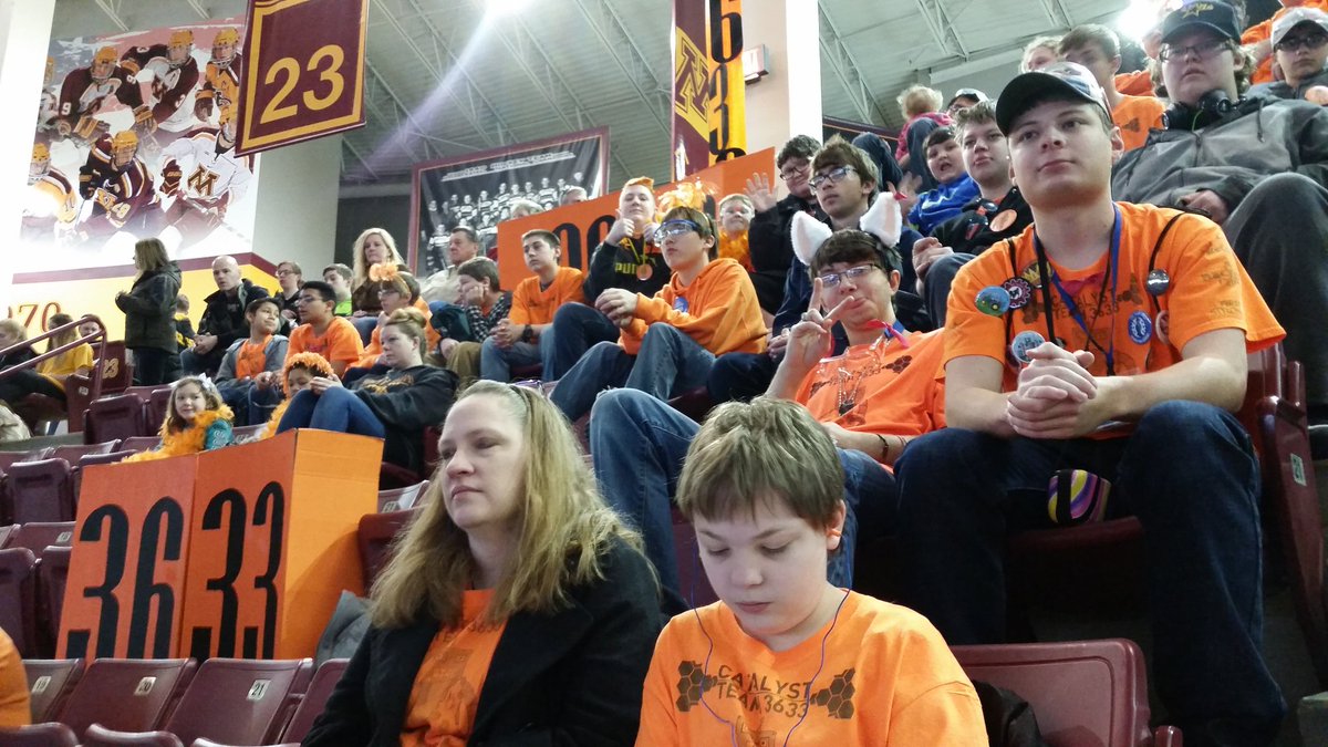 Opening ceremony!! #northstarregional #omgrobots #stronghold #FRC good luck today teams!