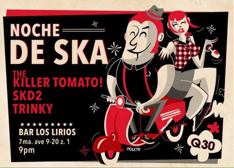 nuestrorockgt's tweet photo. Rock 502 (@NuestroRockGT)
..::Noche de Ska::..
Hoy en Los Lirios.
#SKD2 #Trinky #TheKillerTomato https://t.co/CHq5AwTUXI