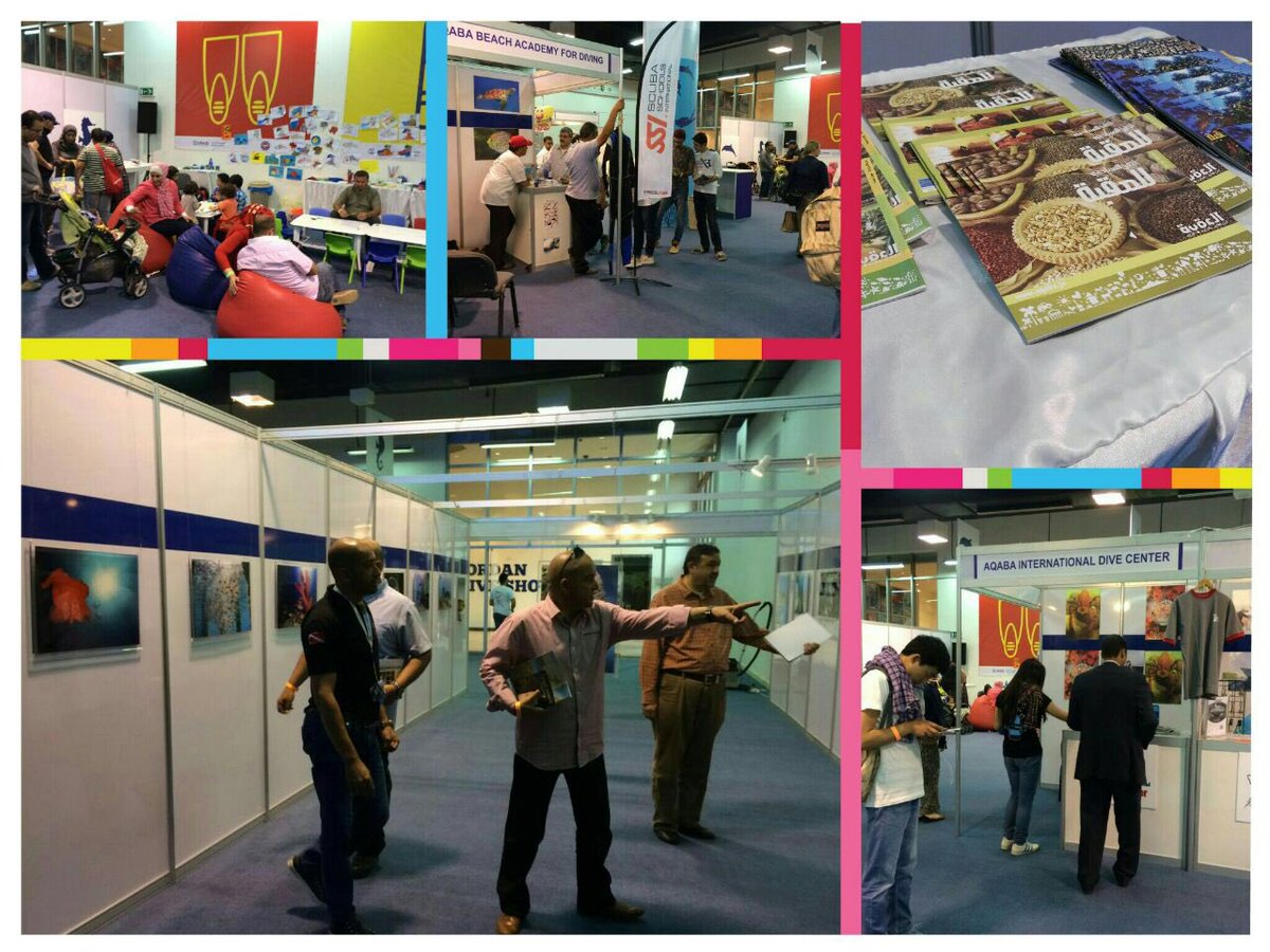 Joy and excitement at #JordanDiveShow..
أجواء ممتعة ومميزة في معرض الأردن للغوص
#Jordan #diving