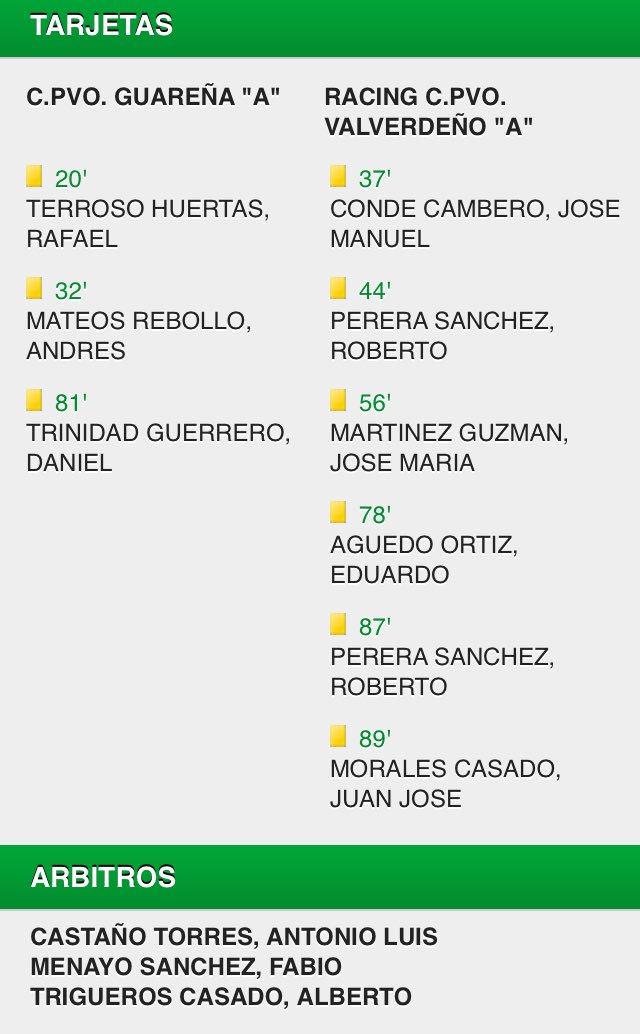 g2preferentext's tweet photo. PARTIDAZOS g2preferentext J26.
@RacingValverde (2o) - @CPGuarena (8o)

COMPARATIVA (1o Guar,2o Valv) Y 1er PARTIDO. https://t.co/NFZv6O8Psl