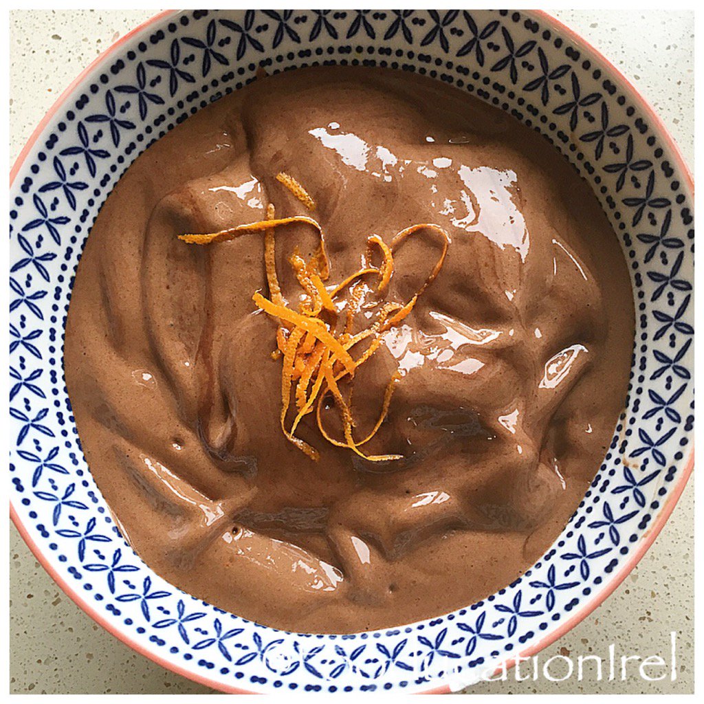 FooducationIrel's tweet photo. Something for the weekend 😃 choc orange #banicecream #healthytreats #healthychoices #weekendfood #saturdaykitchen https://t.co/mLjPQ9B0Ey
