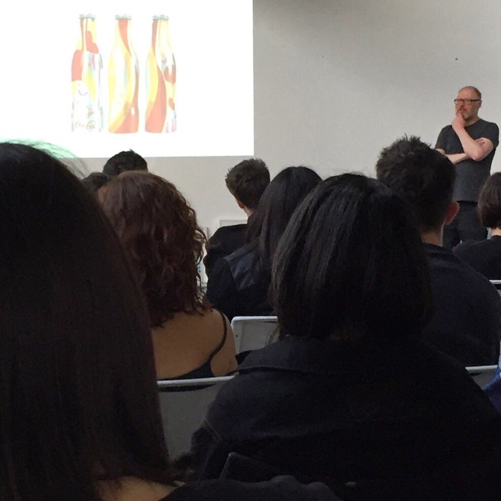 LPFHQ's tweet image. #LPF16 PRINT TALKS
@ianTDR talking through his A to Z. 
"C" is for Coke.
