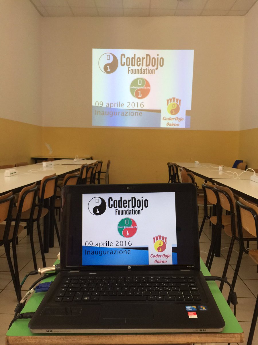 coderdojoosimo's tweet image. Preparativi per l&apos;inaugurazione