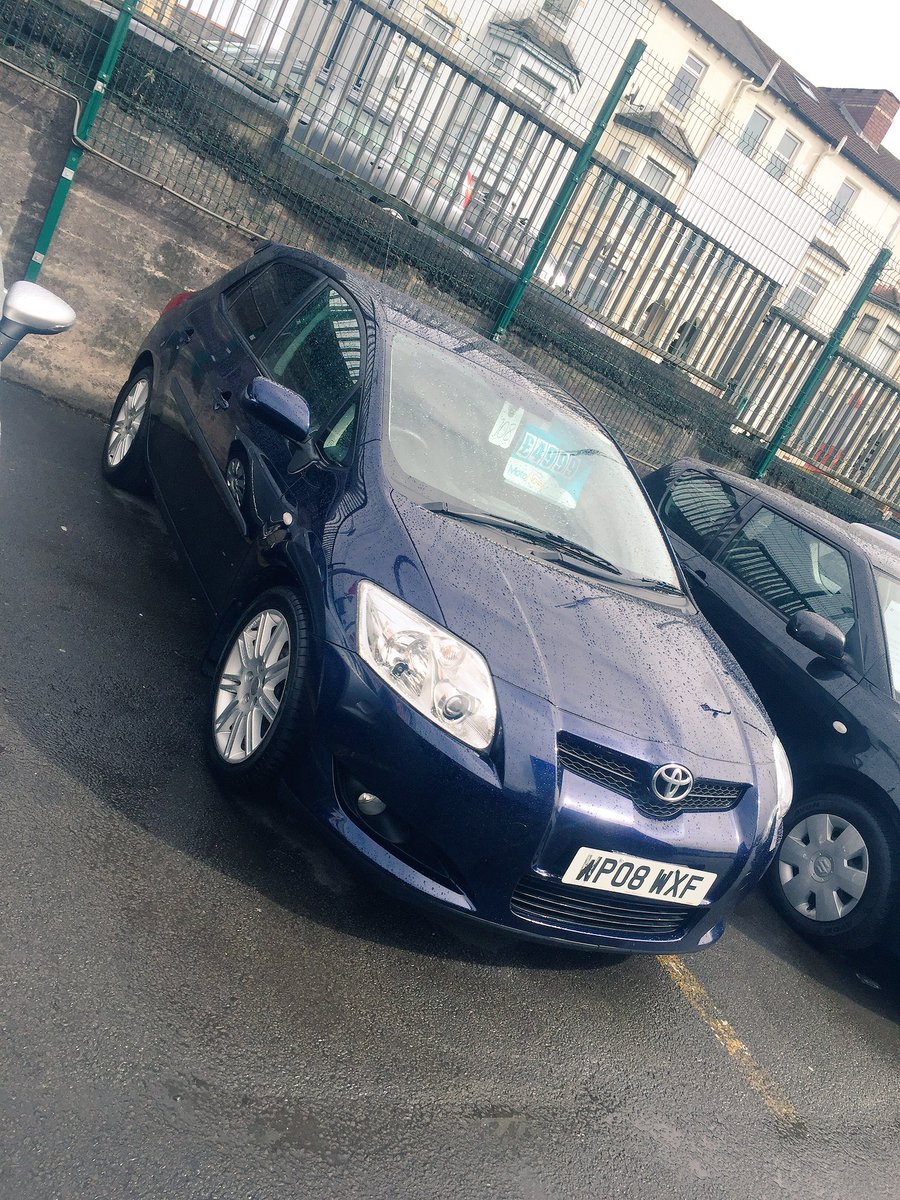 NoLongerInUs2's tweet photo. JUST ARRIVED

Toyota Auris 1.6 SR with 43,000 Miles.
Toyota MotorSport Body Styling.

Won't be here long! #Cardiff https://t.co/vfDdAMckY9