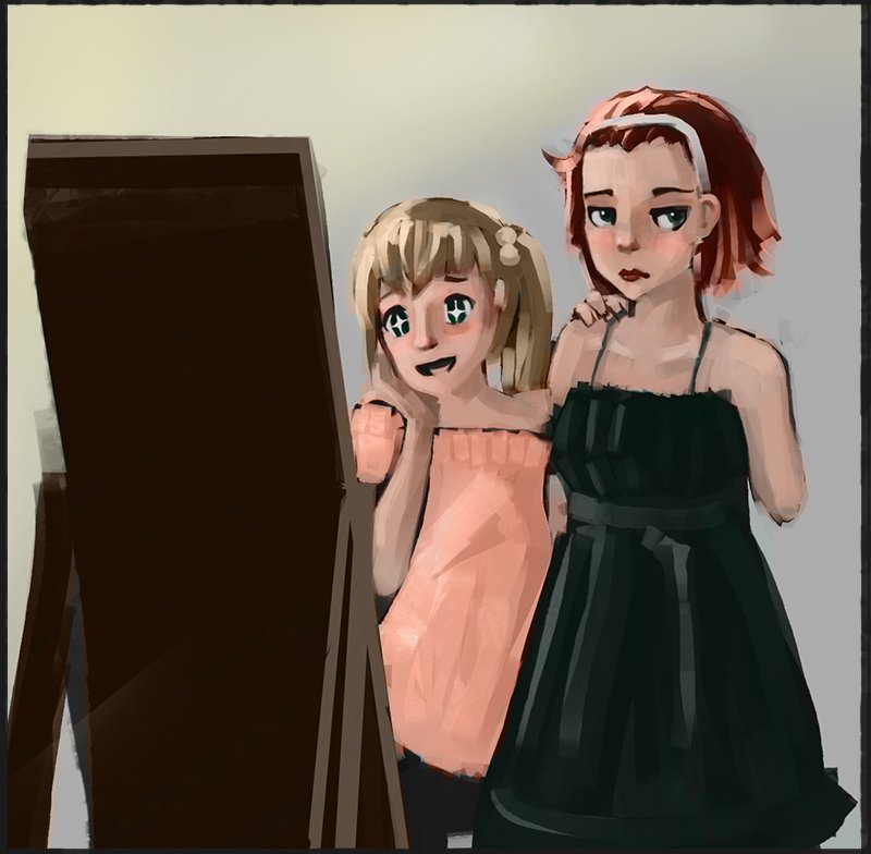 (фэн-арт по мотивам OELVN &+AKs-;Katawa Shoujo&+ALs-;)