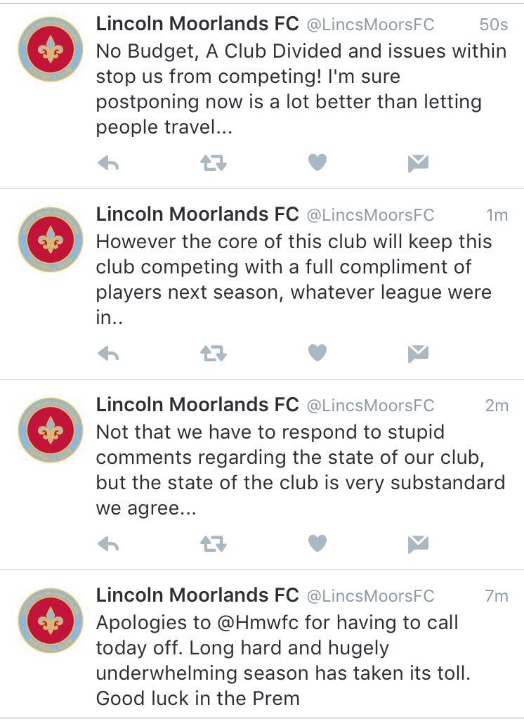 Best of luck to <a href="/LincsMoorsFC/">Lincoln Moorlands FC</a>. They'll bounce back stronger next season.