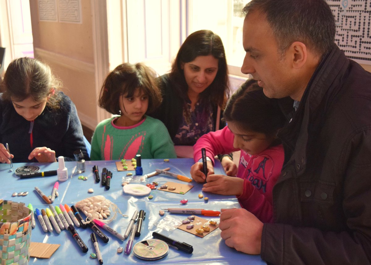 Rootbeans's tweet photo. Great family participation in #Rootbeans bean painting workshop with @Biopsier at @SomersetHouse for @nowplaythese https://t.co/zojMyZJHpj