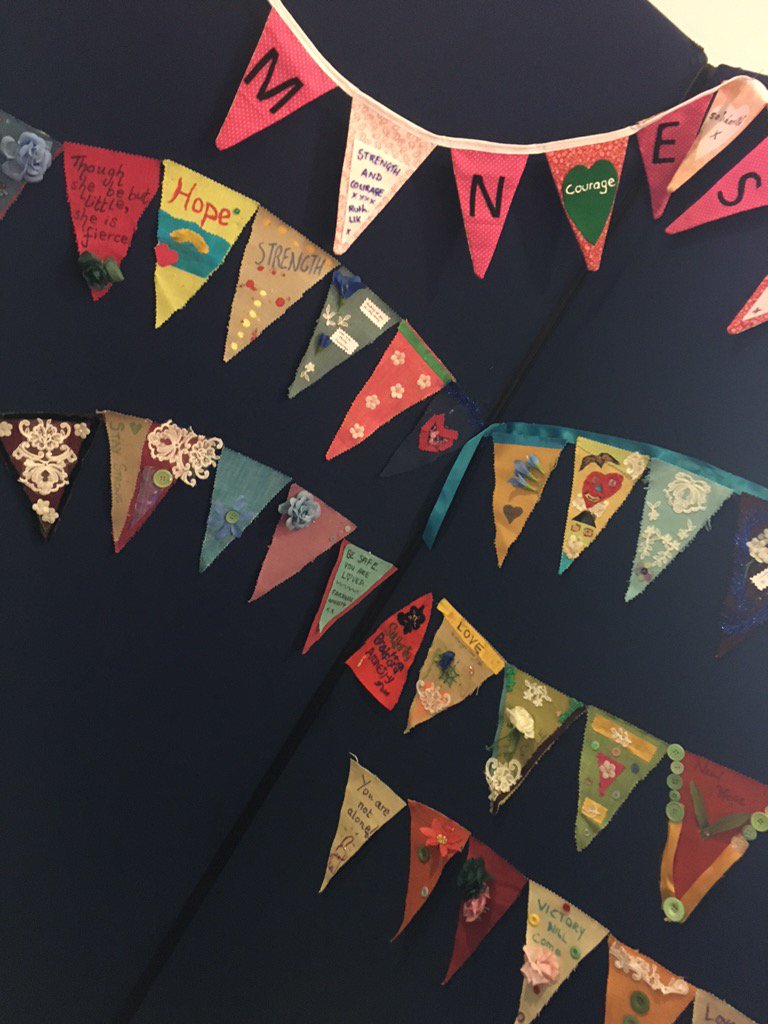 FarnhamAmnesty's tweet photo. Excited to represent #Farnham at #AmnestyAGM this wknd. Started with a spot of #craftivism for girls in Burkina Faso https://t.co/Q9RCmQQVIl