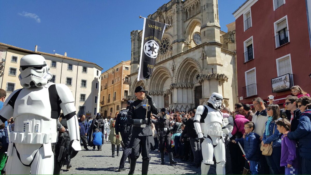 #Cuenca se ha convertido en un auténtico escenario de película <a href="/legion501/">501st Legion - Spanish Garrison</a> <a href="/ApacuCuenca/">Apacu</a>