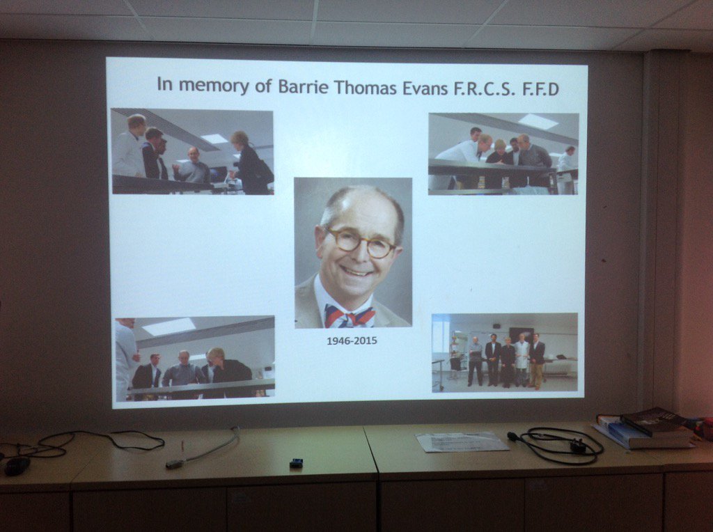 ScottBorder1's tweet photo. At #nunc2016 we will take time to remember the wonderful Barrie Evans who offered us so much support @UoS_Medicine https://t.co/A3EwvImNbc