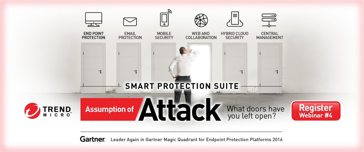 "Door #4 Hybrid Cloud Security Webinar" by <a href="/callaghan007/">Callaghan</a> on <a href="/LinkedIn/">LinkedIn</a> @TrendMicroSMB 
bit.ly/23k86qc