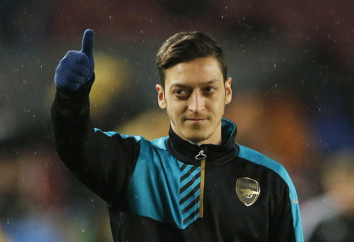 Mesut Özil has now scored 8 goals in all competitions this season for