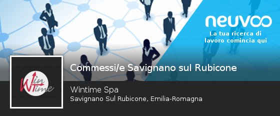 NeuvooRiminiIT's tweet image. #Commessi/e #Savignano sul Rubicone neuvoo.it/job.php?id=h06…