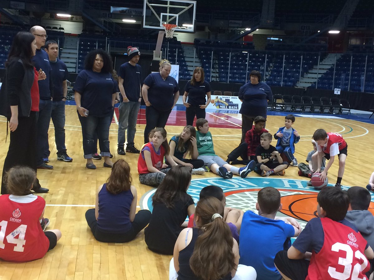 PortSaintJohn's tweet photo. We are with @PALSpartners &amp; @SJMillRats for Rumble at the Station #community #basketball @harbourstation https://t.co/K8TK8x8XMV