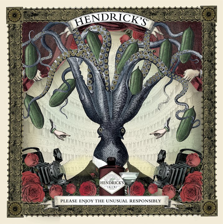 HendricksGin's tweet photo. To obtain the first numeral of the #HiddenCinema code, count the cucumbers in this image. https://t.co/3Xa01qzV33
