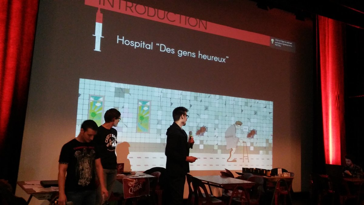 bifff_festival's tweet photo. #blendingjam presentation just started. Thx @timelaps to bring these young developers to #bifff2016 https://t.co/kh62f6dza5