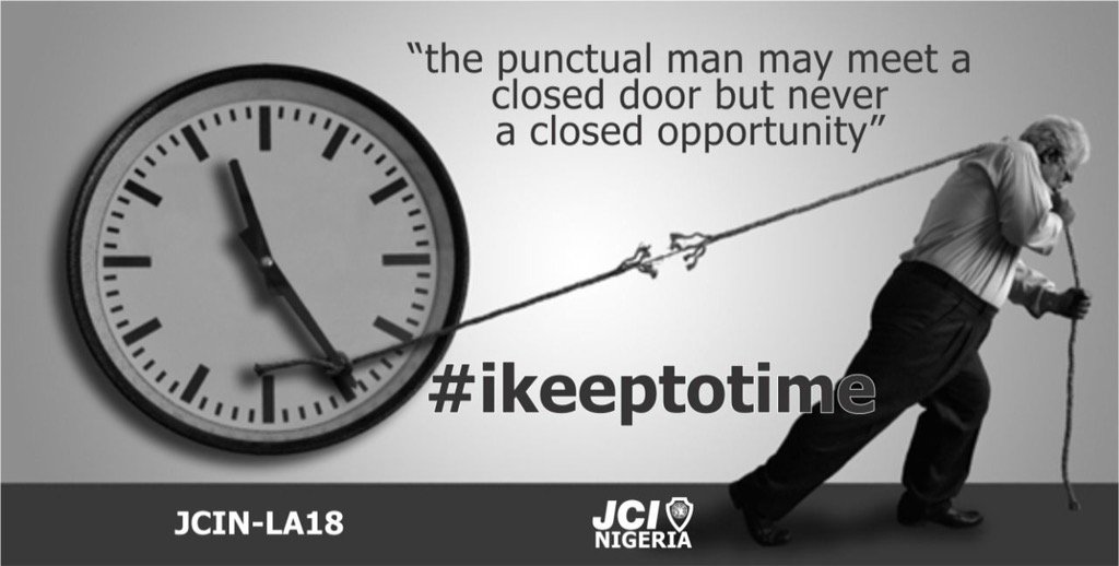 jcinla18's tweet photo. The punctual man may meet a closed door but never a closed opportunity

#ikeeptotime 
Punctuality must be preached https://t.co/ECEJLC5yHW