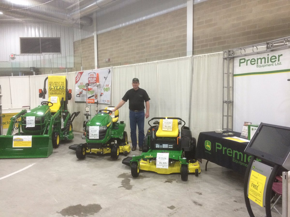 PremierEquip1's tweet photo. Have a visit with the Alliston crew this weekend at the South Simcoe HOme show! #smart2runDeere #showspecials https://t.co/Aa2rg2bhXv