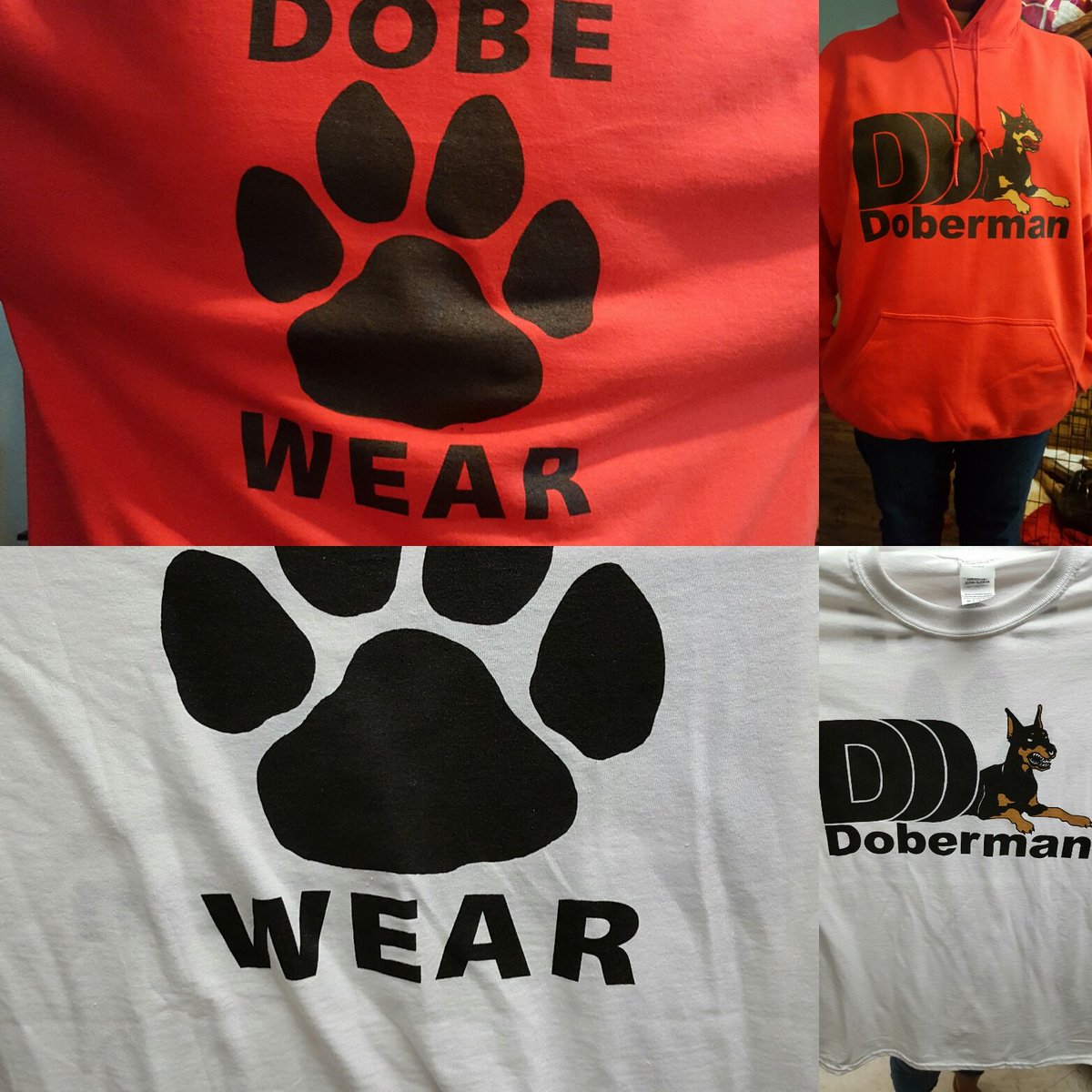 yourdoberman's tweet photo. #DOBE WEAR GET IT TODAY 15.00 FOR HOODIES AND 10.00 FOR THE SHIRTS https://t.co/oQFeaWA4TB