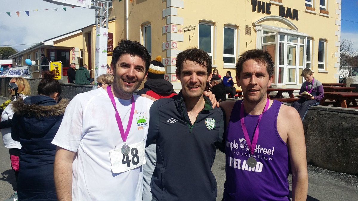 Martin Lavan 2nd, Brian Byrne winner, David Faul 3rd in the <a href="/aerarannislands/">Aer Arann Islands</a> Half Marathon.  Congrats lads.