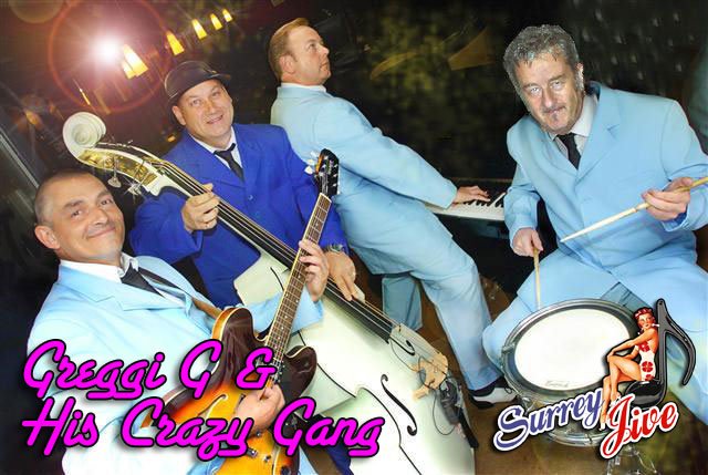 Sat 9th Apr 7.30 pm - 11.30 pm Surrey Jive present Greggi G at Ashtead Peace Memorial Hall KT21 2BE
Tickets £12 Door