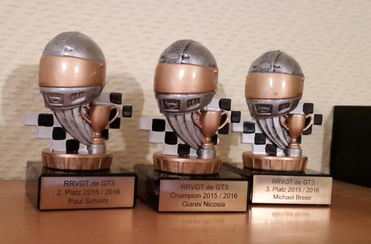 rrvgtde's tweet photo. Die Pokale für P1, 2, 3 in der abgelaufenen GT3 Saison. Feierliche Übergabe im Rahmen der @gtmasters in Oschersleben https://t.co/rz2paXjifP